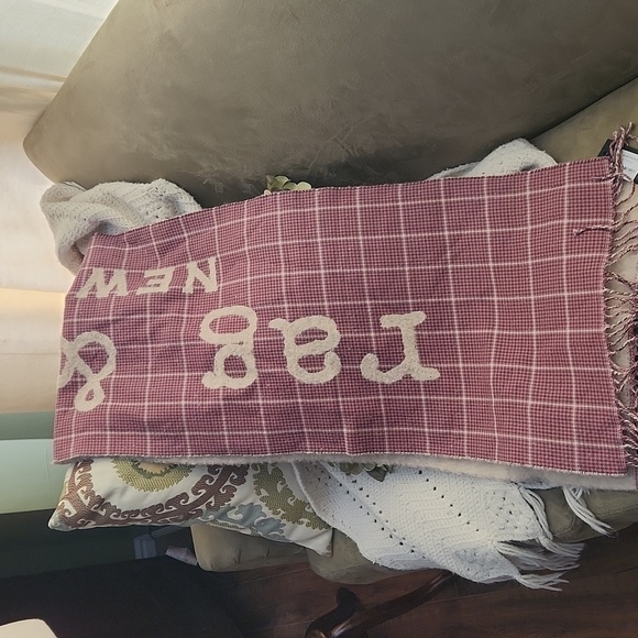 Nwt Rag & Bone Mauve Houndstooth Scarf - Picture 4 of 8